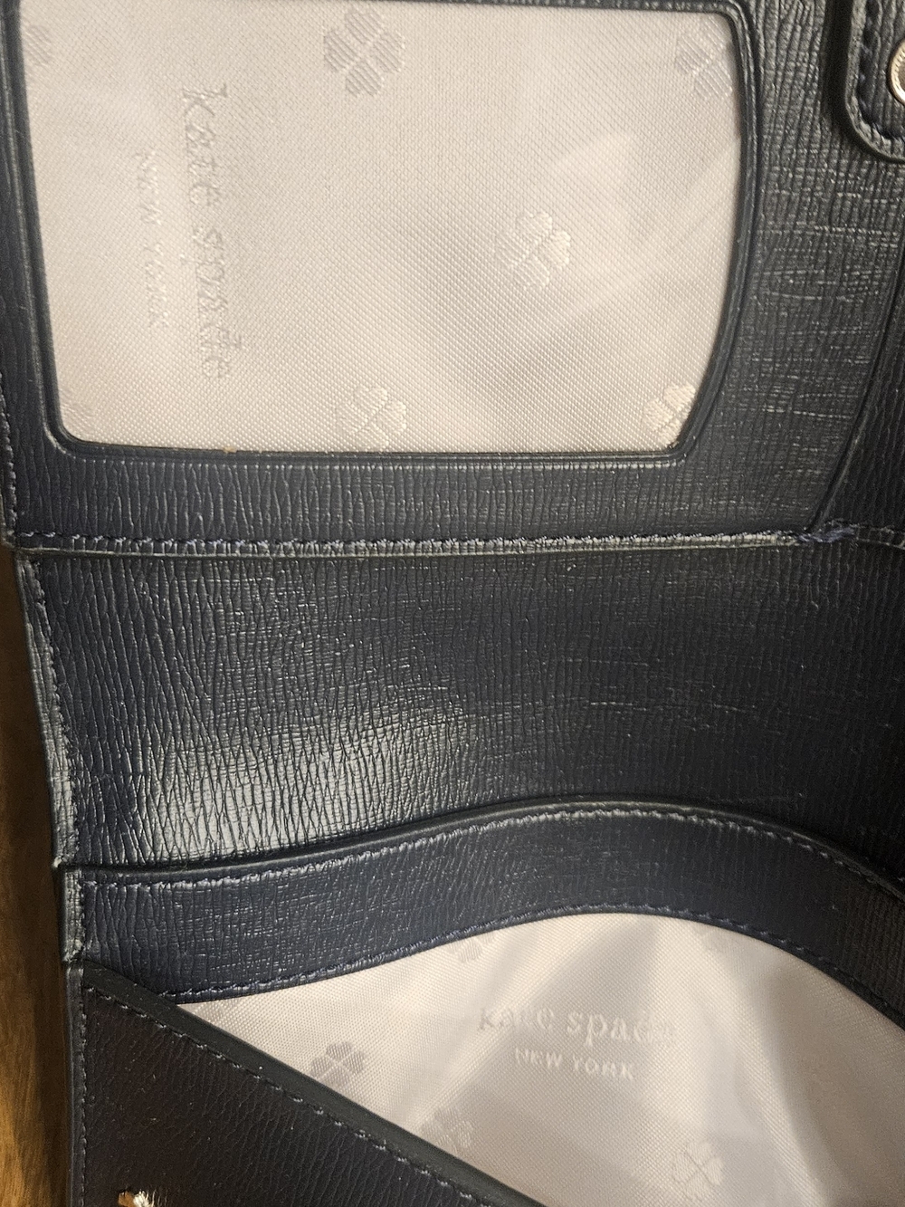kate spade Light Blue and Navy Wristlet Wallet - Picture 5 of 6